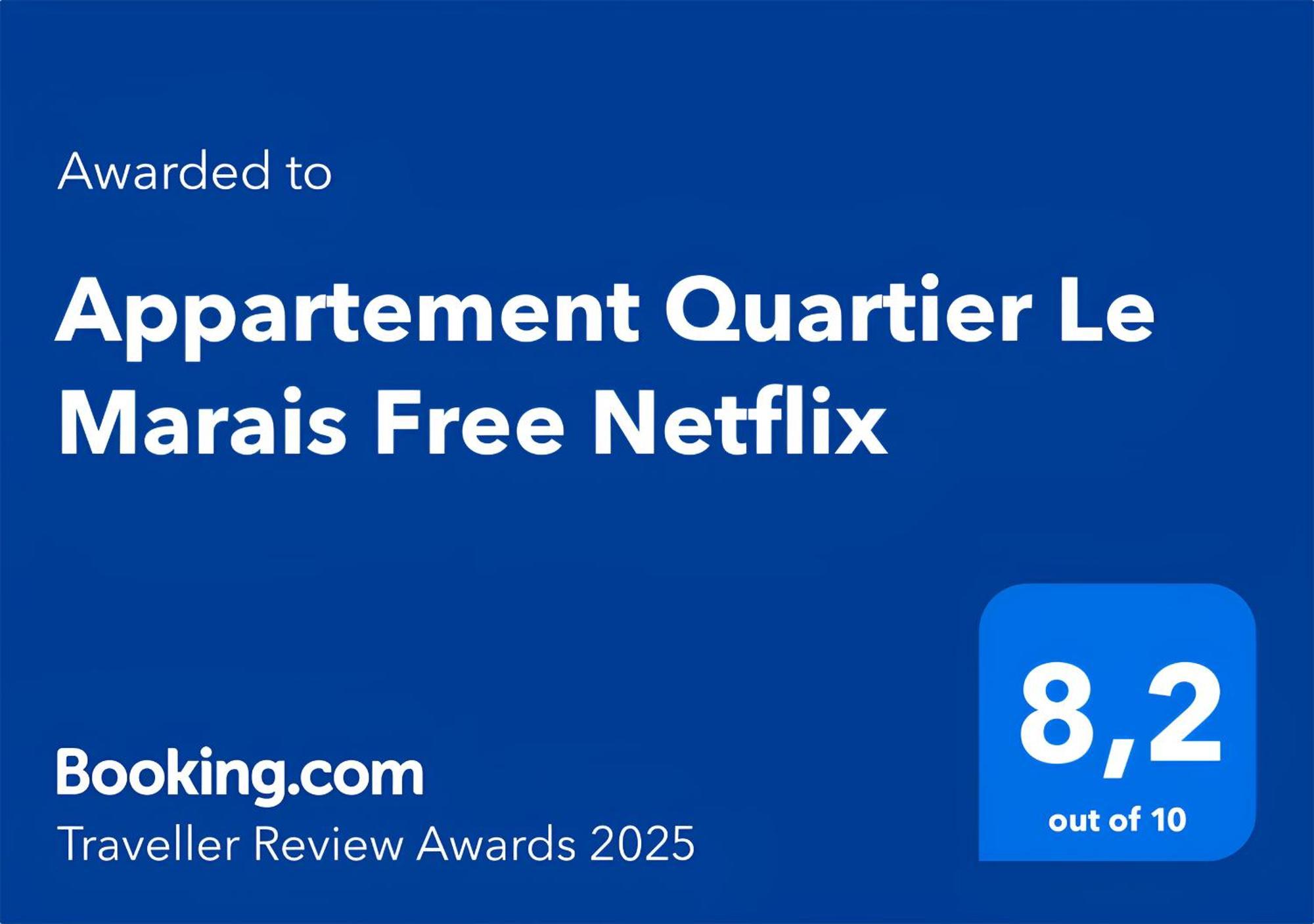 Appartement Quartier Le Marais Free Netflix París Exterior foto
