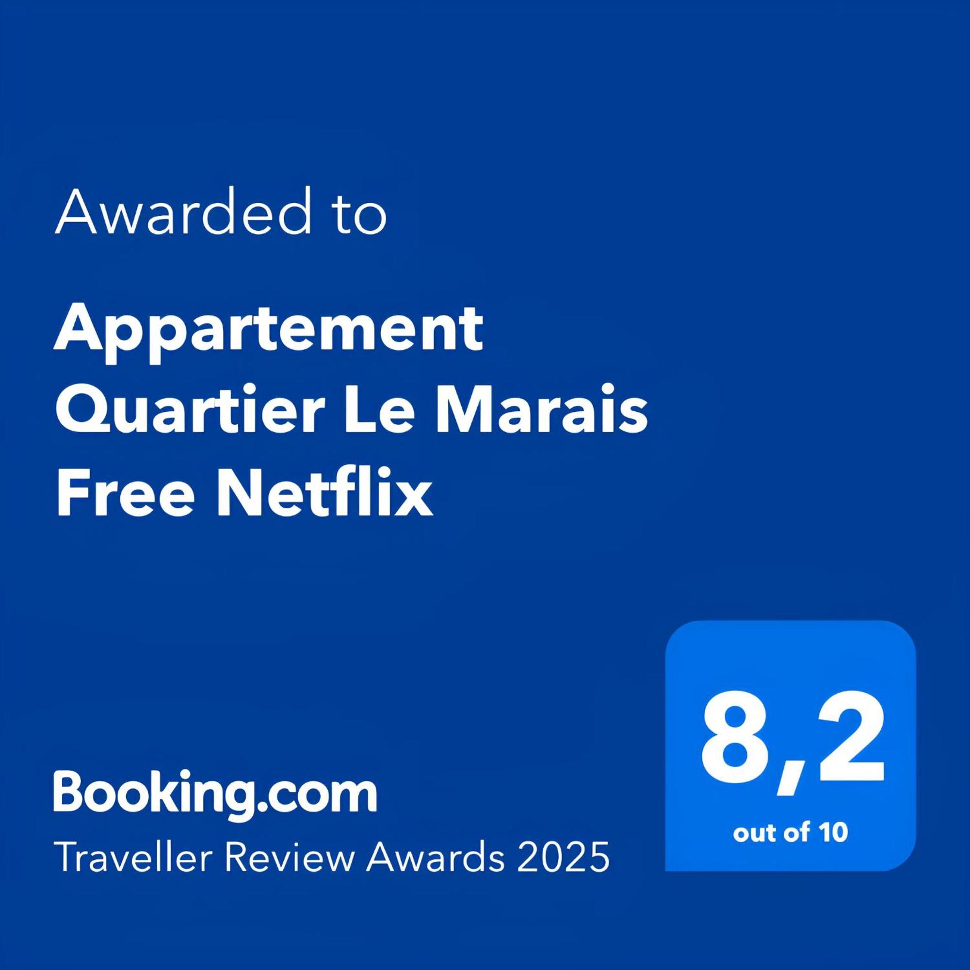Appartement Quartier Le Marais Free Netflix París Exterior foto